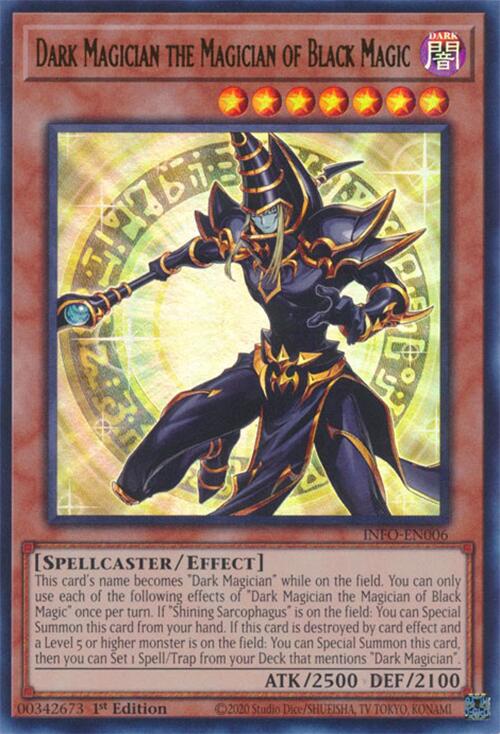 Dark Magician the Magician of Black Magic [INFO-EN006] Ultra Rare | Card Merchant Takapuna