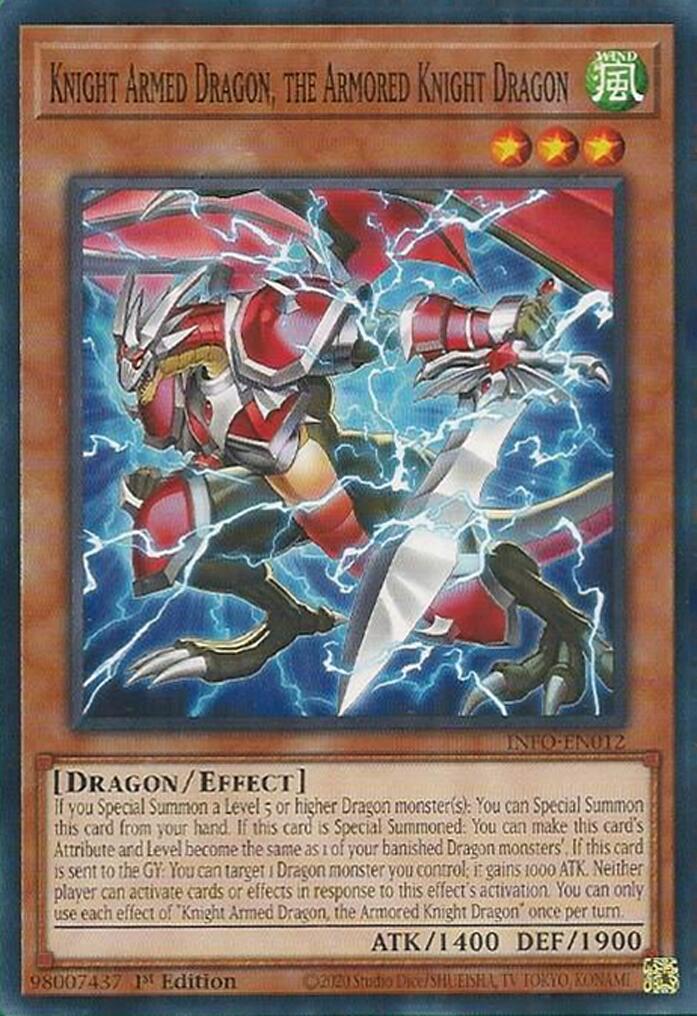 Knight Armed Dragon, the Armored Knight Dragon [INFO-EN012] Common | Card Merchant Takapuna