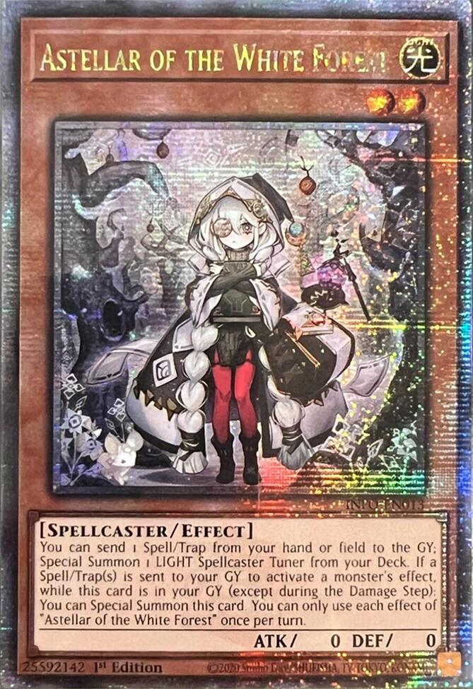 Astellar of the White Forest (Quarter Century Secret Rare) [INFO-EN013] Quarter Century Secret Rare | Card Merchant Takapuna