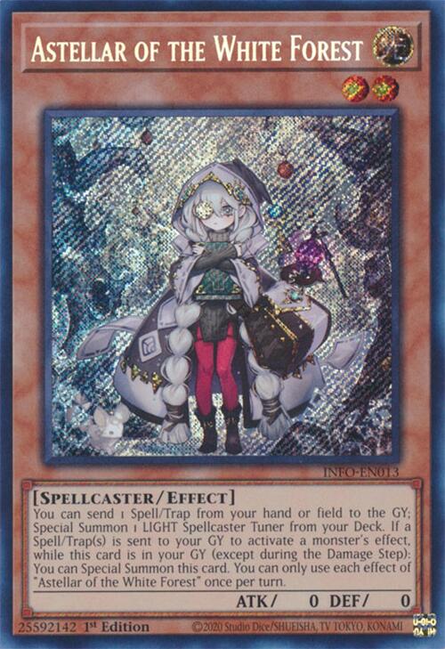 Astellar of the White Forest [INFO-EN013] Secret Rare | Card Merchant Takapuna