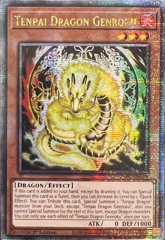 Tenpai Dragon Genroku (Quarter Century Secret Rare) [INFO-EN019] Quarter Century Secret Rare | Card Merchant Takapuna