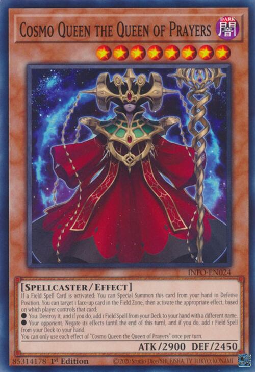 Cosmo Queen the Queen of Prayers [INFO-EN024] Common | Card Merchant Takapuna