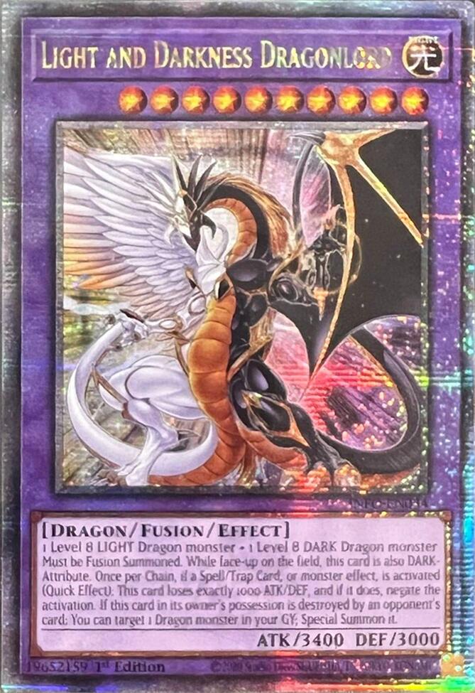 Light and Darkness Dragonlord (Quarter Century Secret Rare) [INFO-EN034] Quarter Century Secret Rare | Card Merchant Takapuna