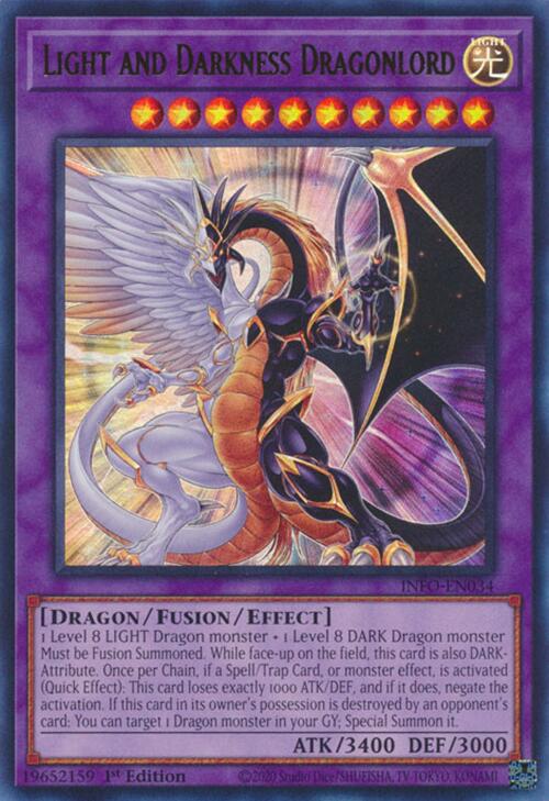 Light and Darkness Dragonlord [INFO-EN034] Ultra Rare | Card Merchant Takapuna