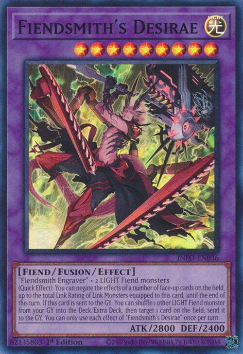 Fiendsmith's Desirae [INFO-EN036] Super Rare | Card Merchant Takapuna