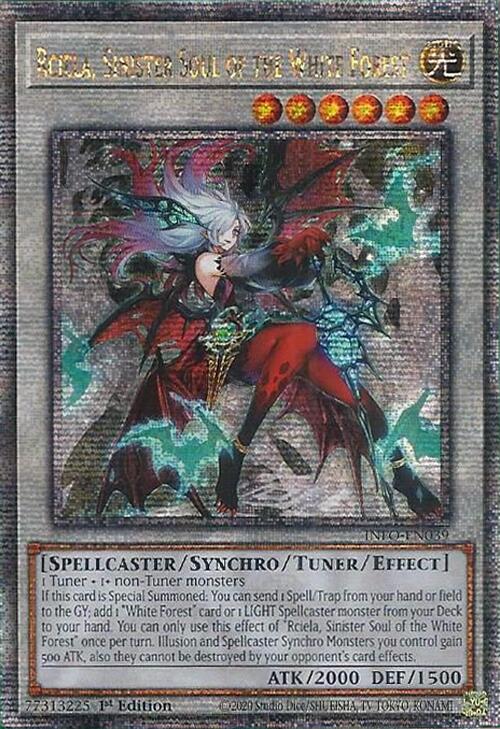 Rciela, Sinister Soul of the White Forest (Quarter Century Secret Rare) [INFO-EN039] Quarter Century Secret Rare | Card Merchant Takapuna