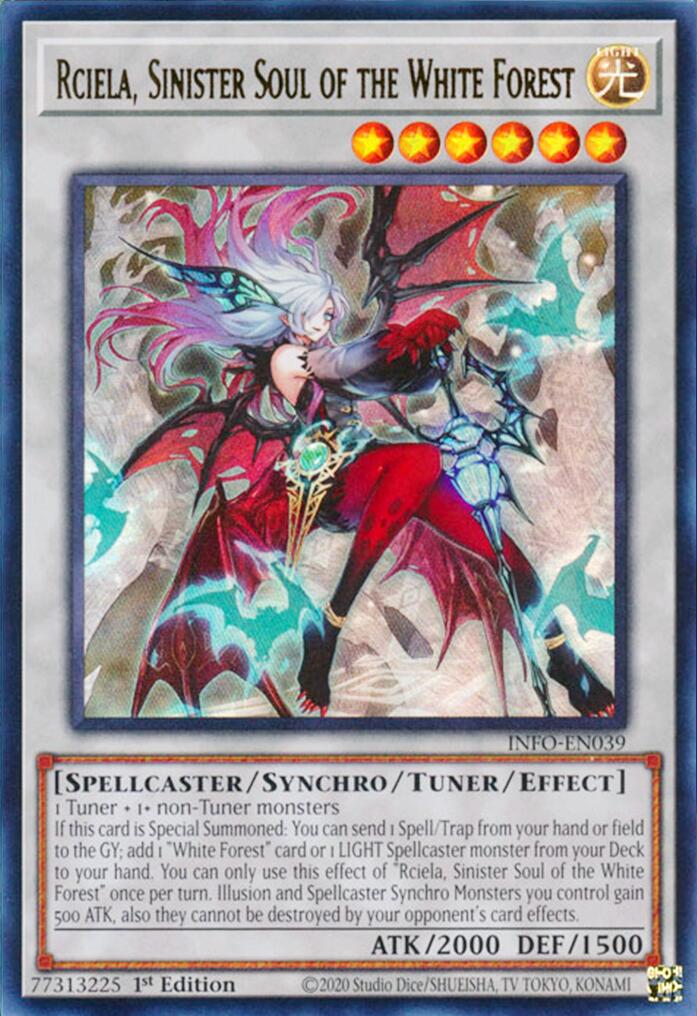 Rciela, Sinister Soul of the White Forest [INFO-EN039] Ultra Rare | Card Merchant Takapuna