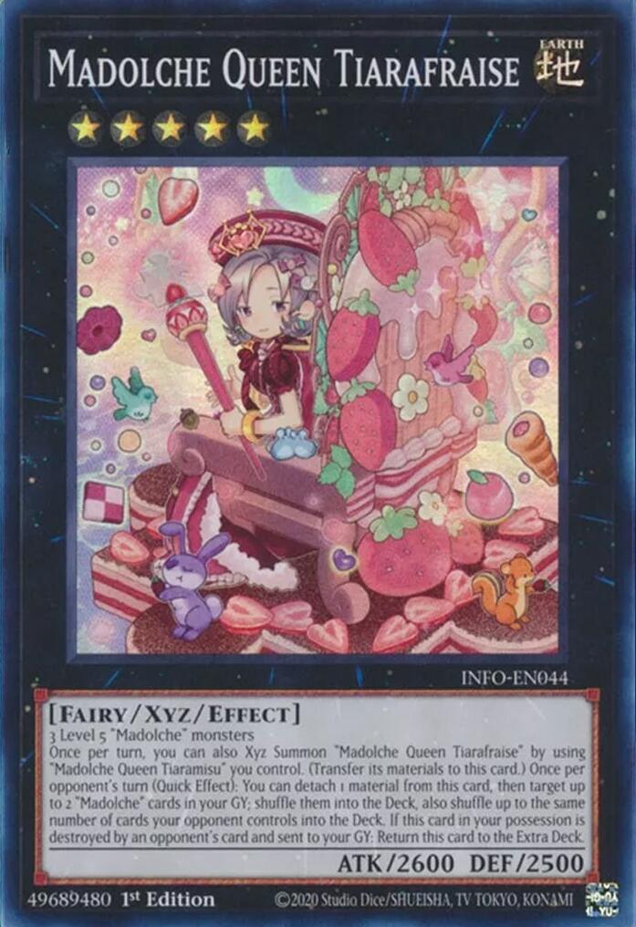 Madolche Queen Tiarafraise [INFO-EN044] Super Rare | Card Merchant Takapuna