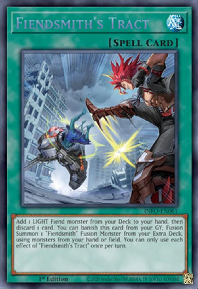 Fiendsmith's Tract [INFO-EN061] Secret Rare | Card Merchant Takapuna