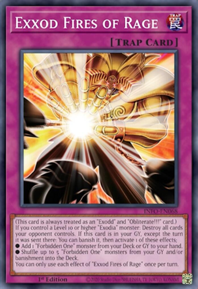 Exxod Fires of Rage [INFO-EN068] Super Rare | Card Merchant Takapuna