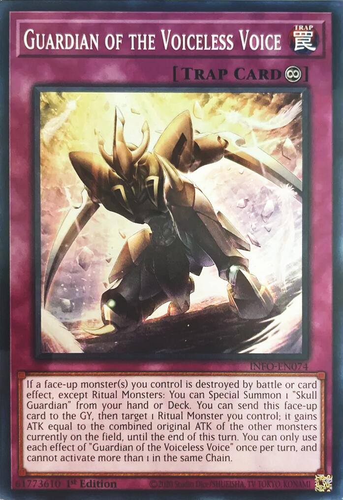 Guardian of the Voiceless Voice [INFO-EN074] Common | Card Merchant Takapuna