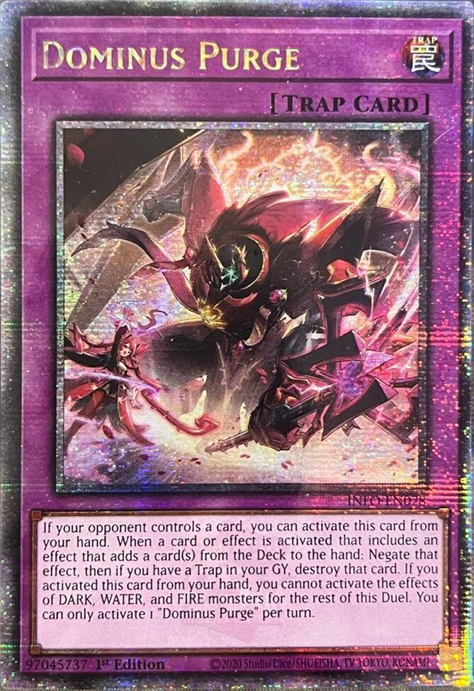 Dominus Purge (Quarter Century Secret Rare) [INFO-EN078] Quarter Century Secret Rare | Card Merchant Takapuna