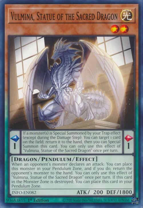 Vulmina, Statue of the Sacred Dragon [INFO-EN082] Common | Card Merchant Takapuna