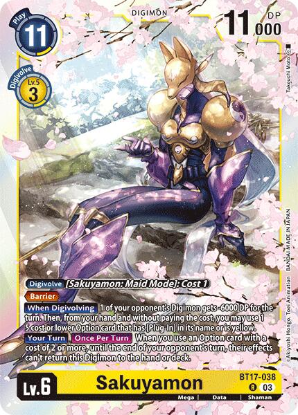 Sakuyamon [BT17-038] [Secret Crisis] | Card Merchant Takapuna