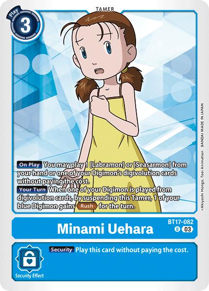 Minami Uehara [BT17-082] [Secret Crisis] | Card Merchant Takapuna