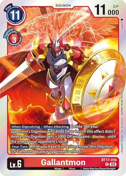 Gallantmon [BT17-016] [Secret Crisis] | Card Merchant Takapuna