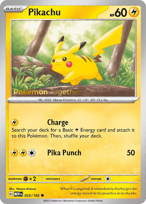 Pikachu (025/165) (PokePost Promo) [Scarlet & Violet 151] | Card Merchant Takapuna