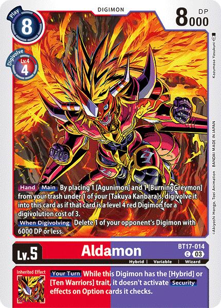 Aldamon [BT17-014] [Secret Crisis] | Card Merchant Takapuna