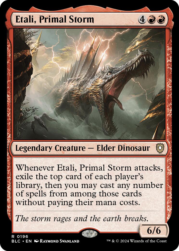 Etali, Primal Storm [Bloomburrow Commander] | Card Merchant Takapuna