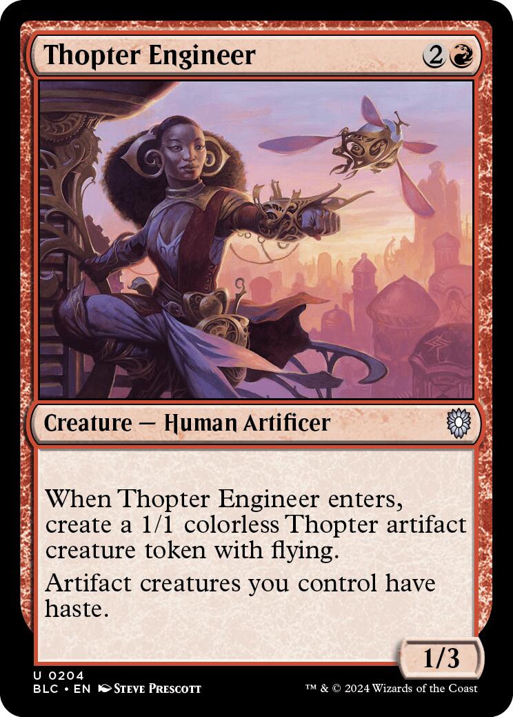 Thopter Engineer [Bloomburrow Commander] | Card Merchant Takapuna