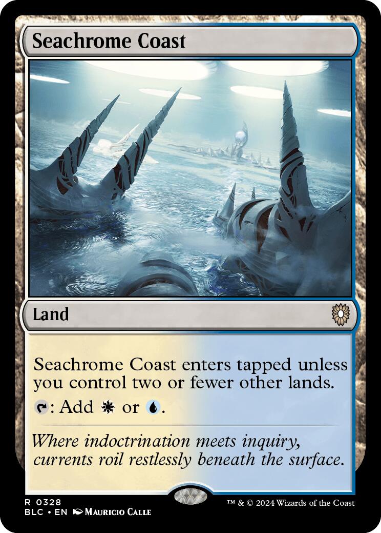 Seachrome Coast [Bloomburrow Commander] | Card Merchant Takapuna