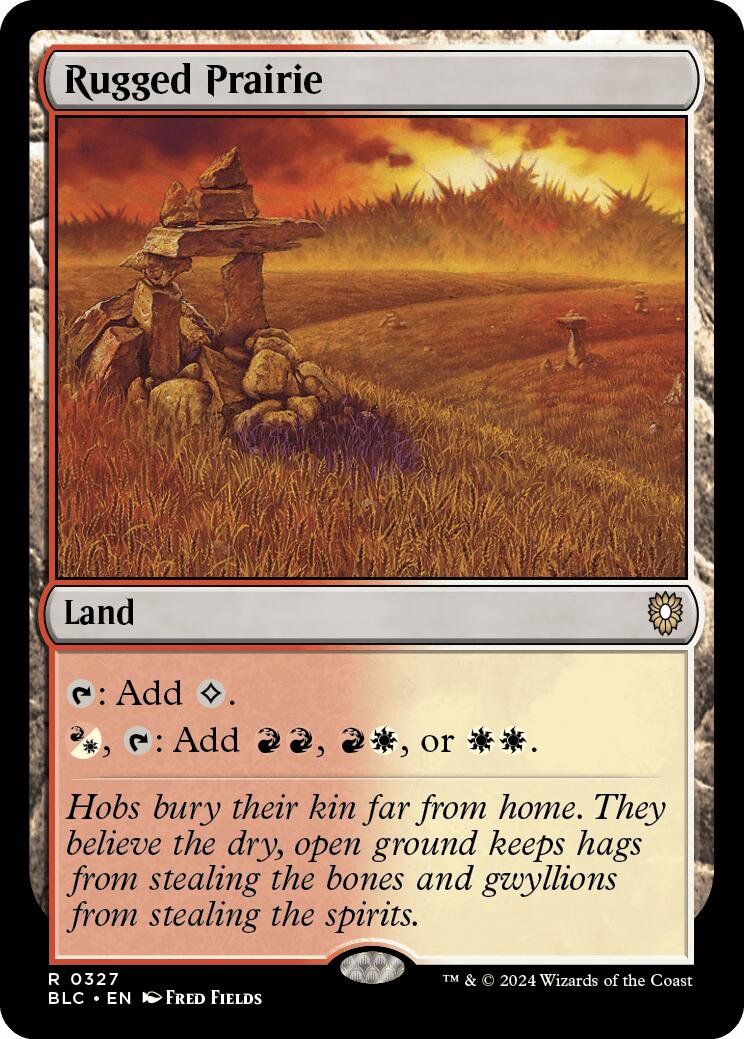 Rugged Prairie [Bloomburrow Commander] | Card Merchant Takapuna