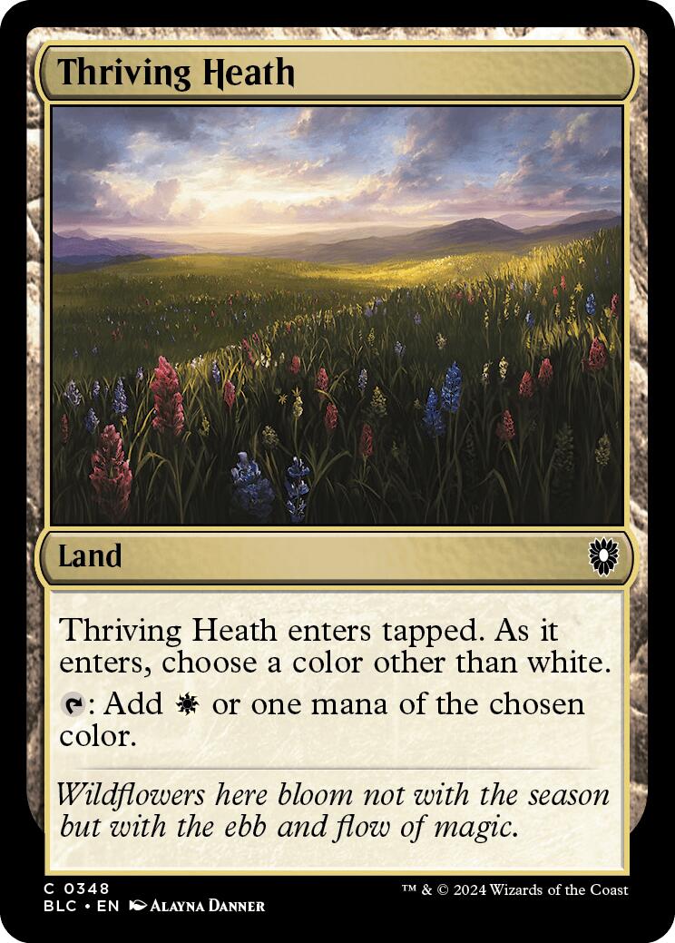 Thriving Heath [Bloomburrow Commander] | Card Merchant Takapuna