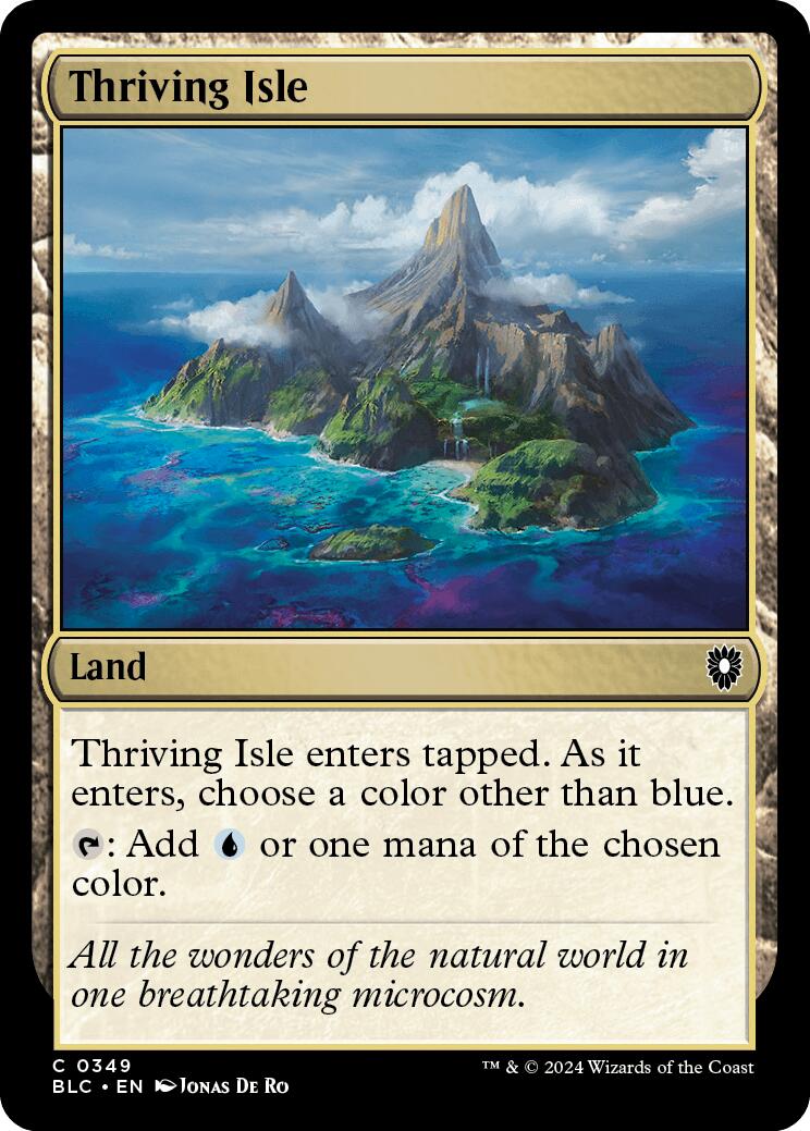 Thriving Isle [Bloomburrow Commander] | Card Merchant Takapuna