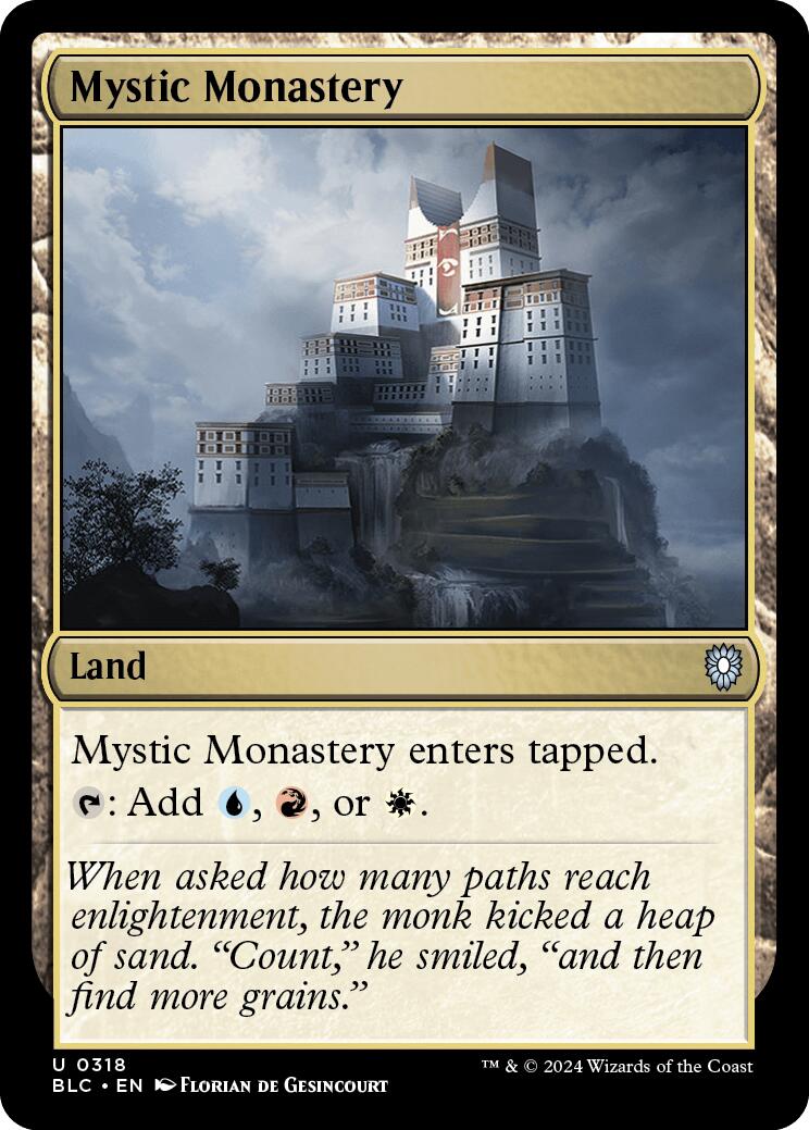 Mystic Monastery [Bloomburrow Commander] | Card Merchant Takapuna