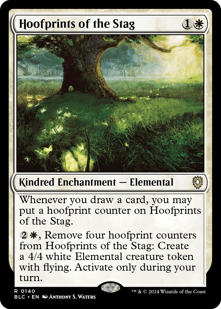 Hoofprints of the Stag [Bloomburrow Commander] | Card Merchant Takapuna