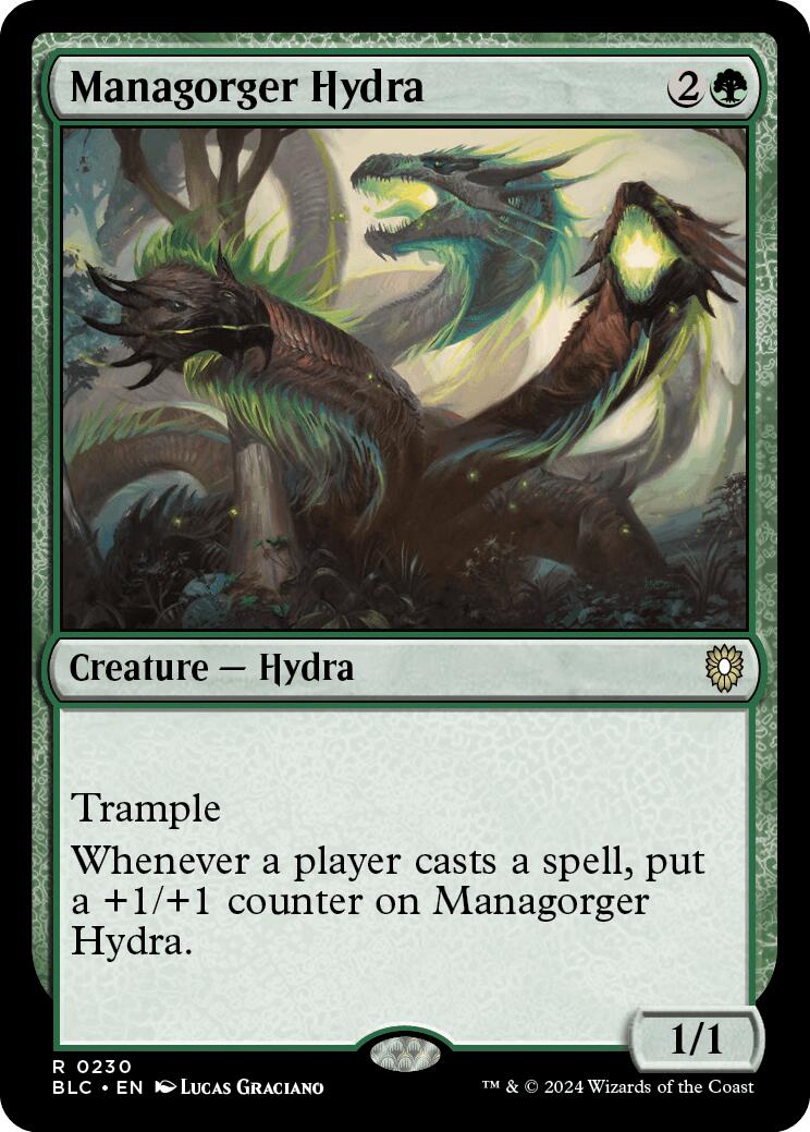 Managorger Hydra [Bloomburrow Commander] | Card Merchant Takapuna