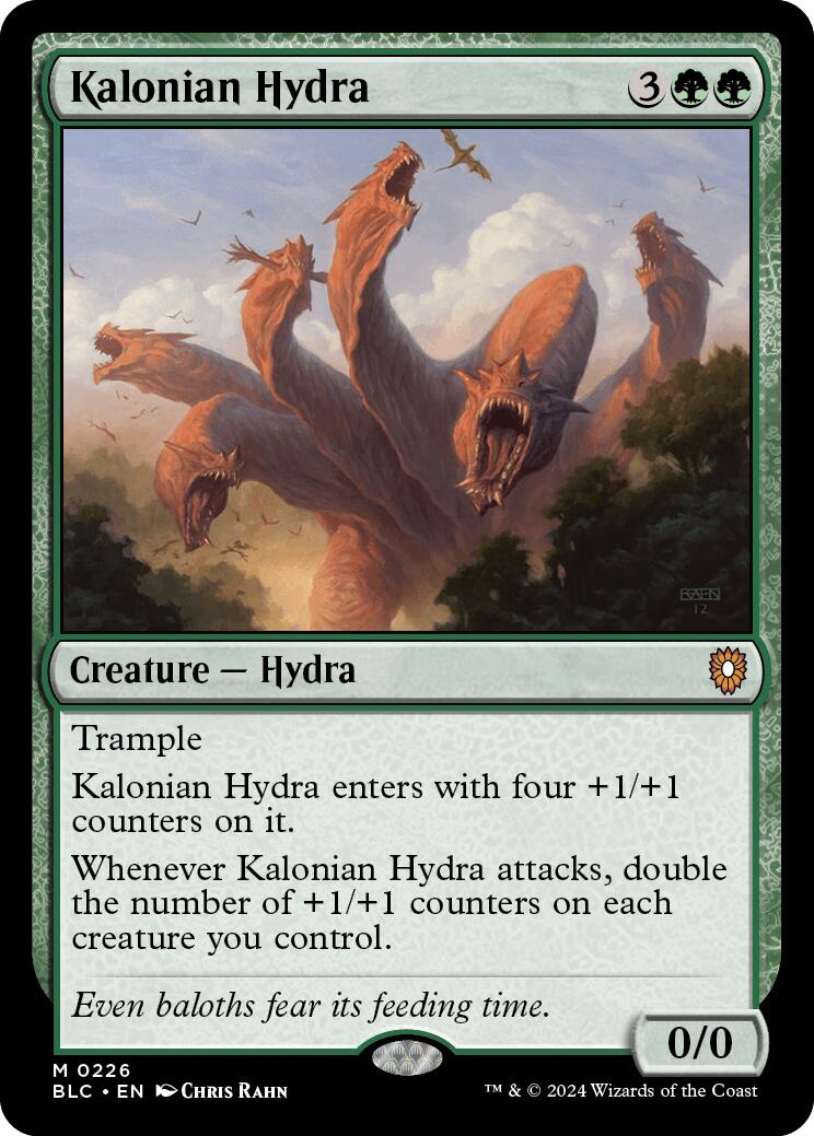 Kalonian Hydra [Bloomburrow Commander] | Card Merchant Takapuna