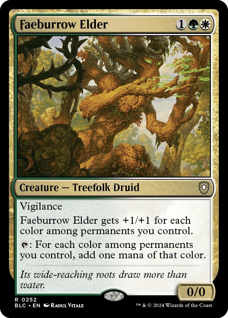 Faeburrow Elder [Bloomburrow Commander] | Card Merchant Takapuna