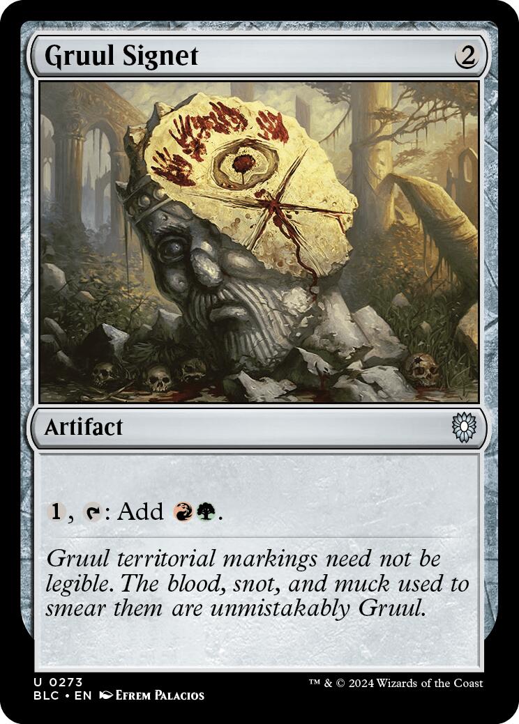 Gruul Signet [Bloomburrow Commander] | Card Merchant Takapuna