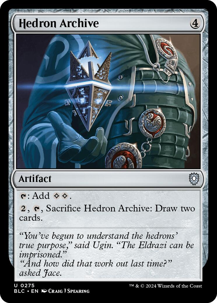 Hedron Archive [Bloomburrow Commander] | Card Merchant Takapuna