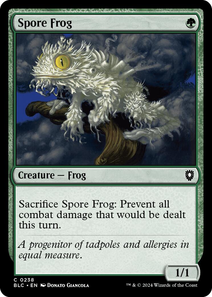 Spore Frog [Bloomburrow Commander] | Card Merchant Takapuna