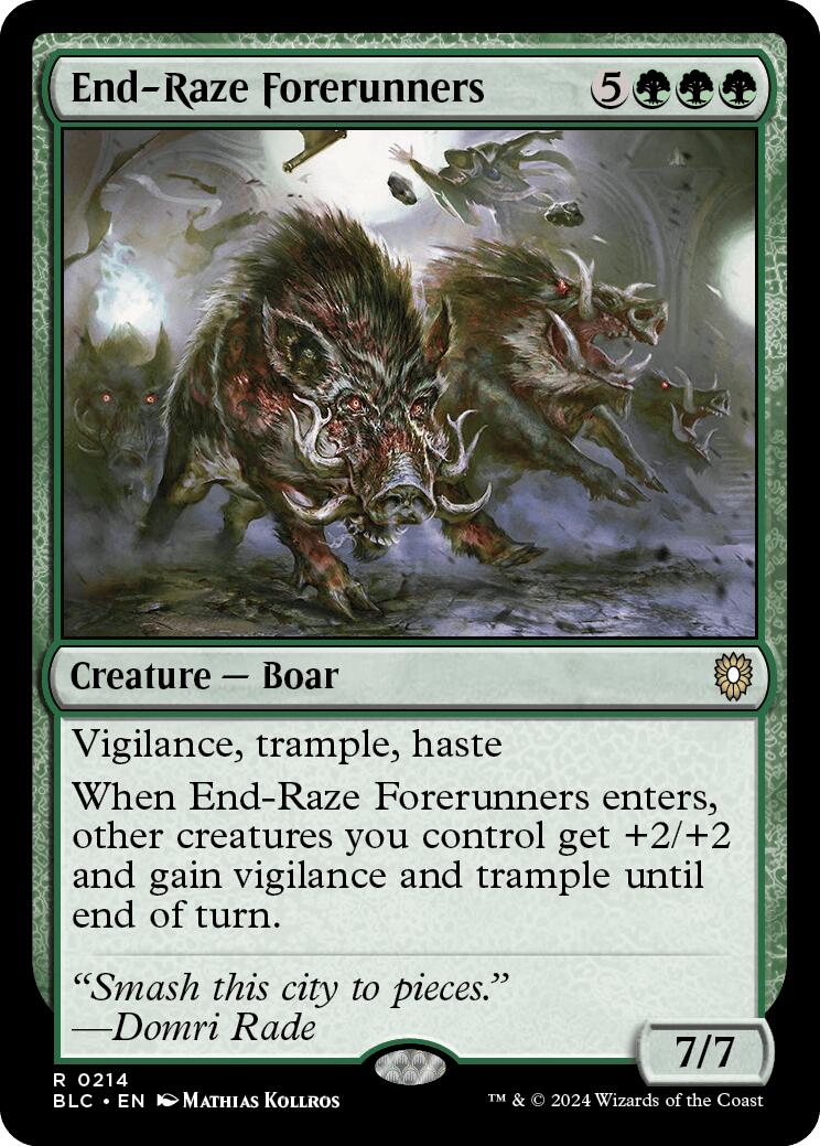 End-Raze Forerunners [Bloomburrow Commander] | Card Merchant Takapuna