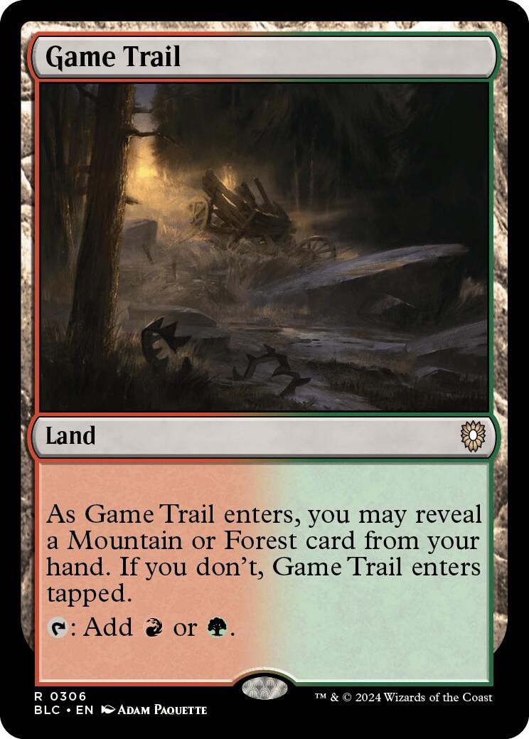 Game Trail [Bloomburrow Commander] | Card Merchant Takapuna