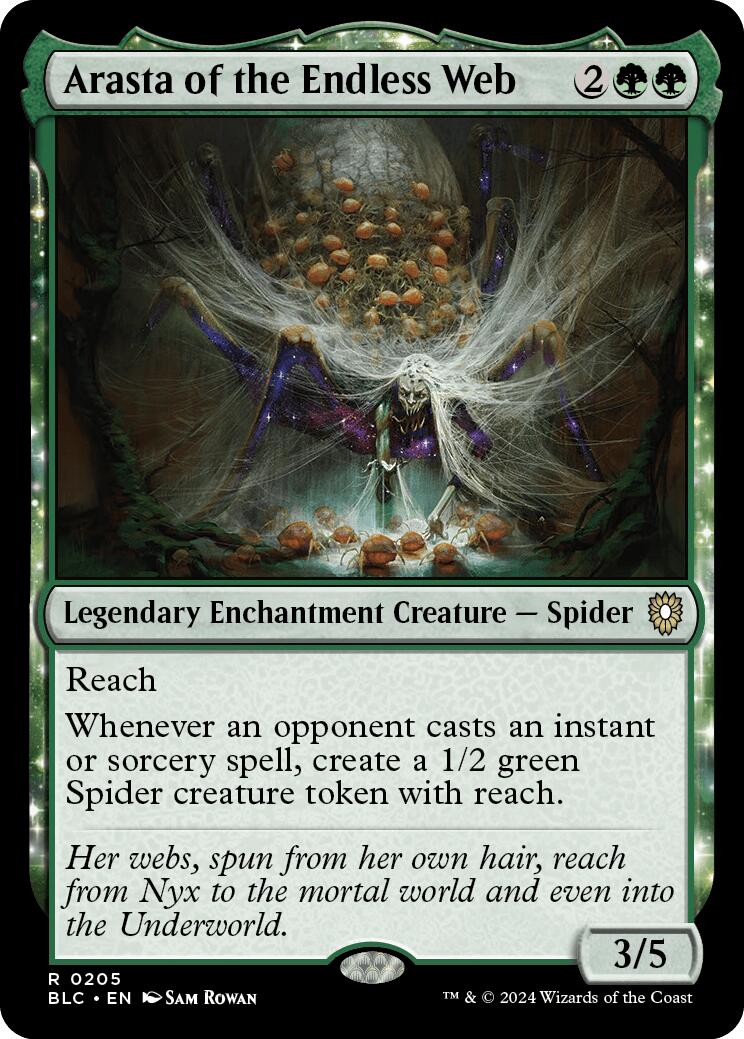 Arasta of the Endless Web [Bloomburrow Commander] | Card Merchant Takapuna