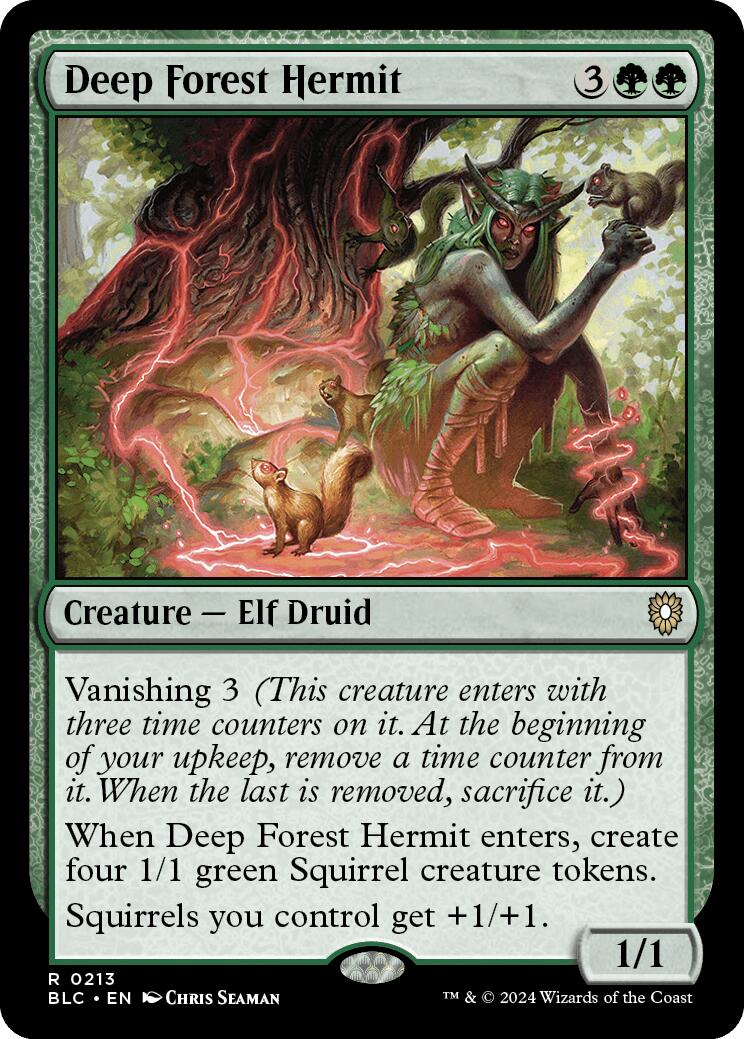 Deep Forest Hermit [Bloomburrow Commander] | Card Merchant Takapuna