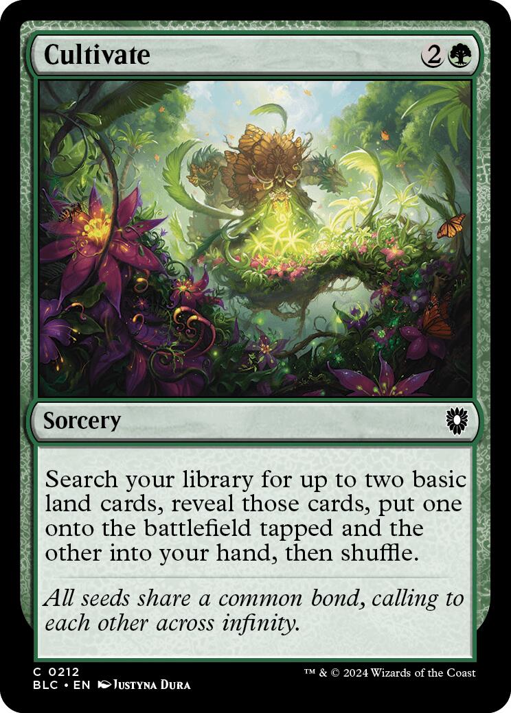 Cultivate [Bloomburrow Commander] | Card Merchant Takapuna