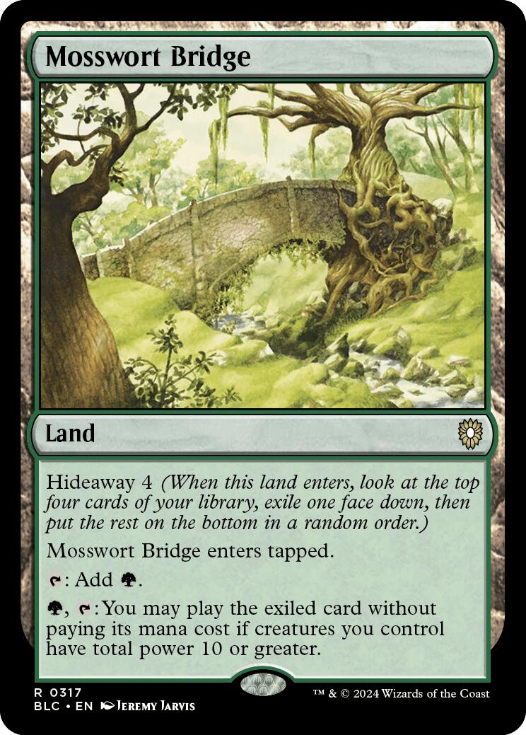 Mosswort Bridge [Bloomburrow Commander] | Card Merchant Takapuna