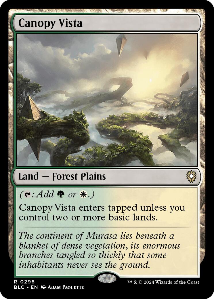 Canopy Vista [Bloomburrow Commander] | Card Merchant Takapuna