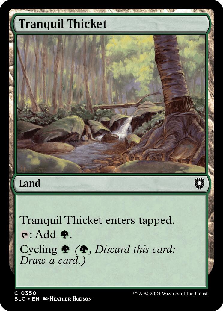 Tranquil Thicket [Bloomburrow Commander] | Card Merchant Takapuna