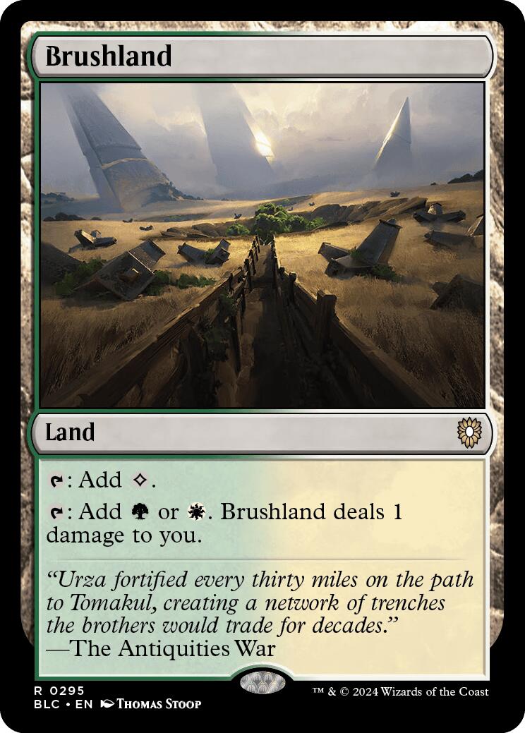 Brushland [Bloomburrow Commander] | Card Merchant Takapuna