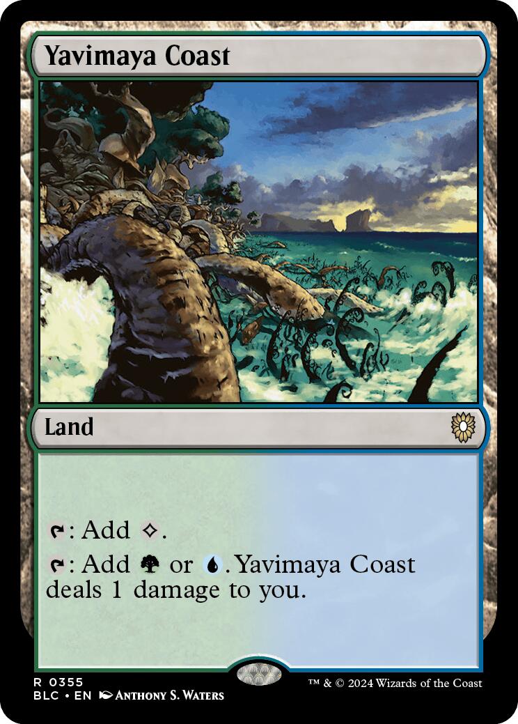 Yavimaya Coast [Bloomburrow Commander] | Card Merchant Takapuna