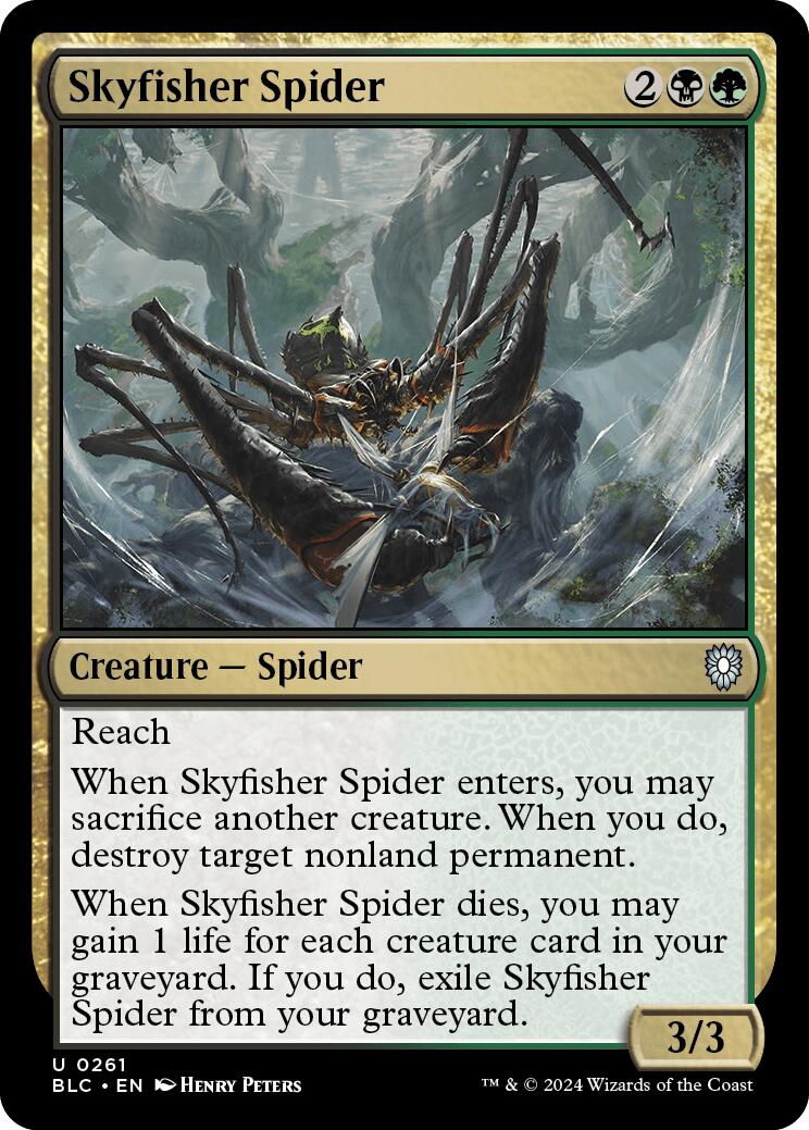 Skyfisher Spider [Bloomburrow Commander] | Card Merchant Takapuna