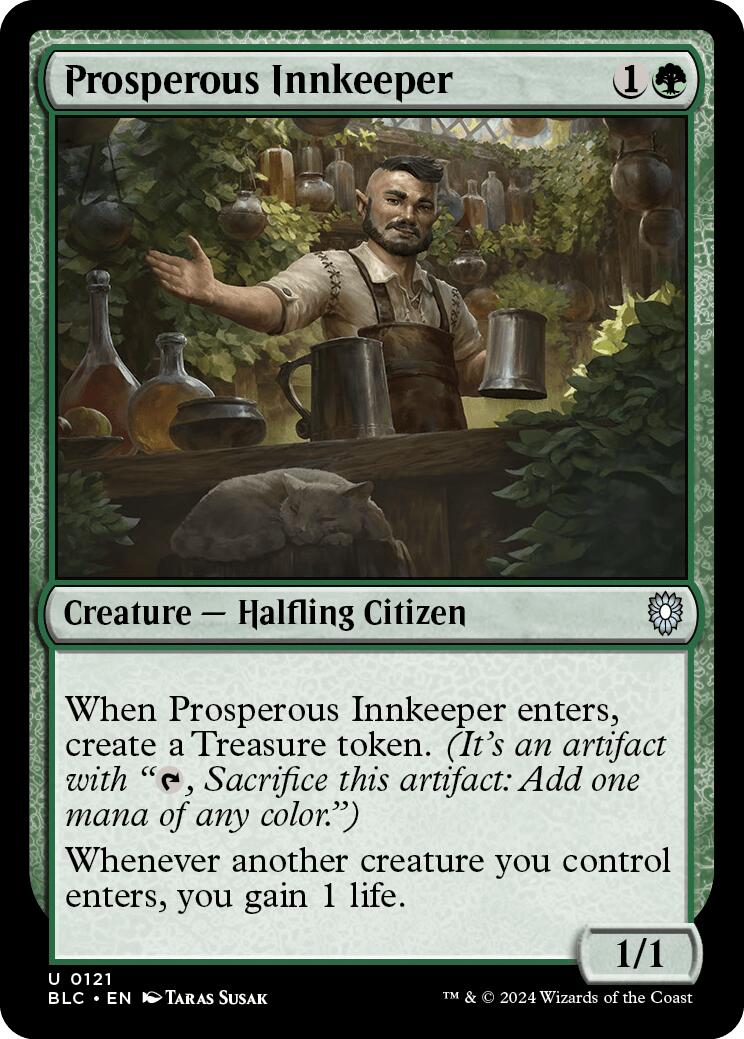 Prosperous Innkeeper [Bloomburrow Commander] | Card Merchant Takapuna