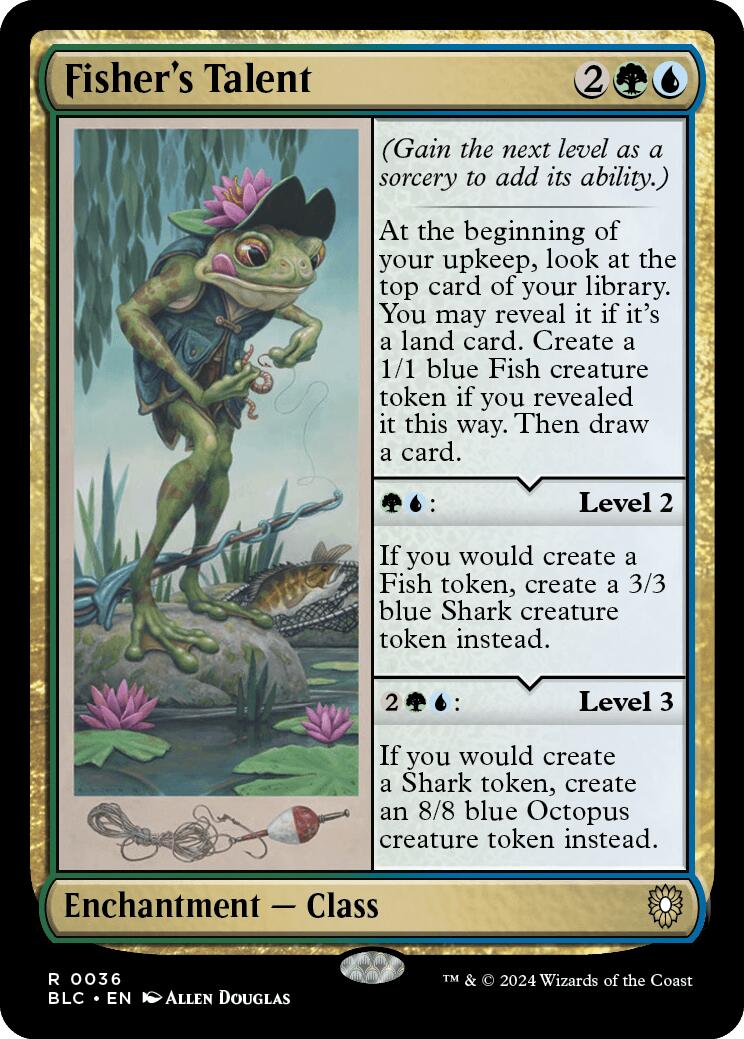 Fisher's Talent [Bloomburrow Commander] | Card Merchant Takapuna