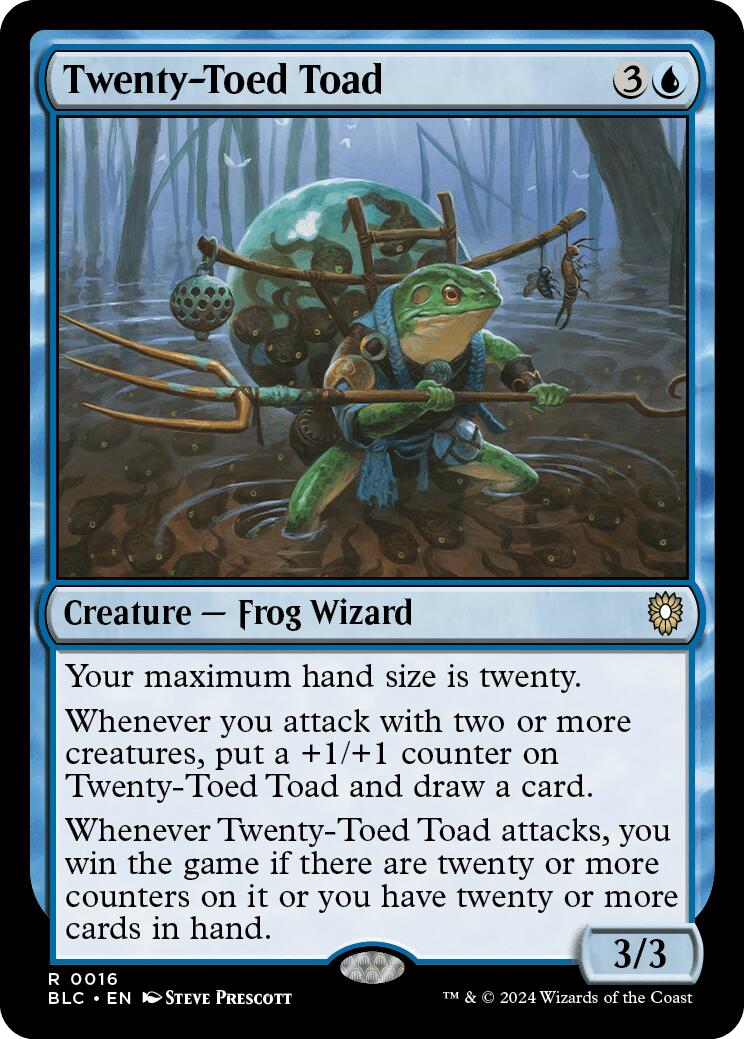 Twenty-Toed Toad [Bloomburrow Commander] | Card Merchant Takapuna